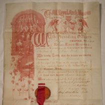 Hope Chapter No. 244 Certificate